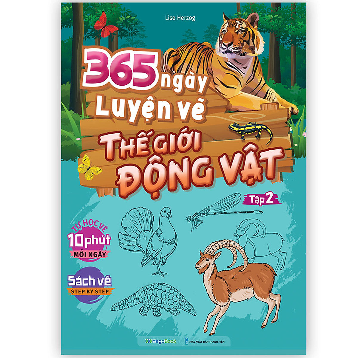 365 Ngày Luyện Vẽ Thế Giới Động Vật - Tập 2