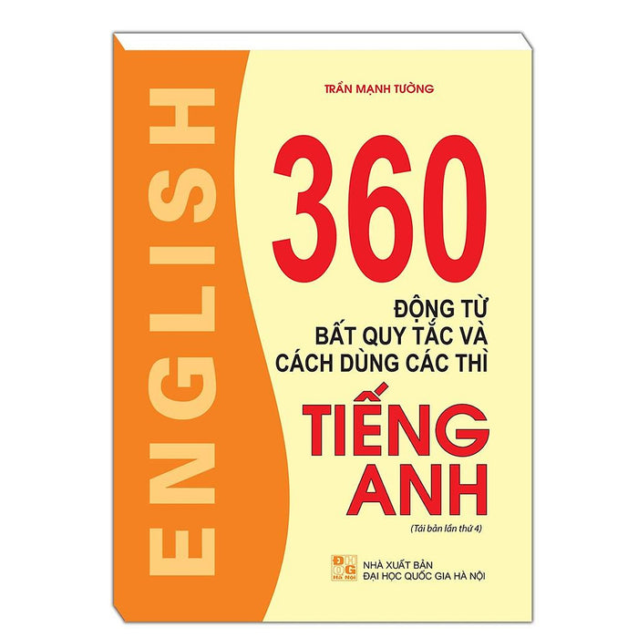 Sách - 360 Động Từ Bất Quy Tắc (Ko Màu)