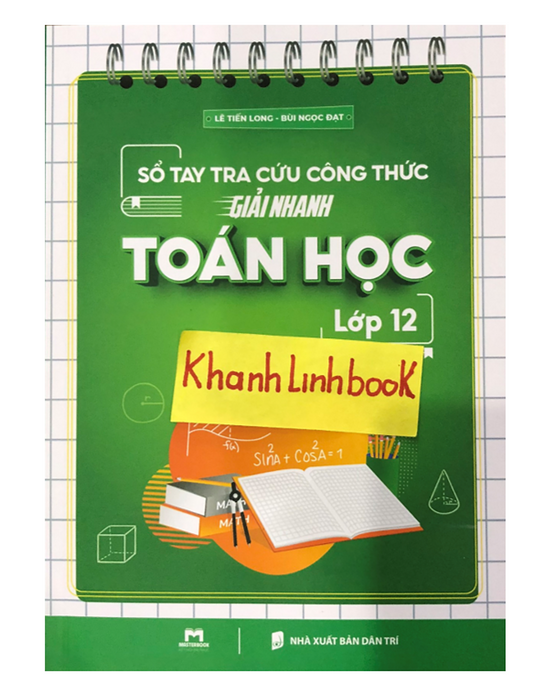 Sách - Sổ Tay Tra Cứu Công Thức Giải Nhanh Toán Học 12 (Mclass)
