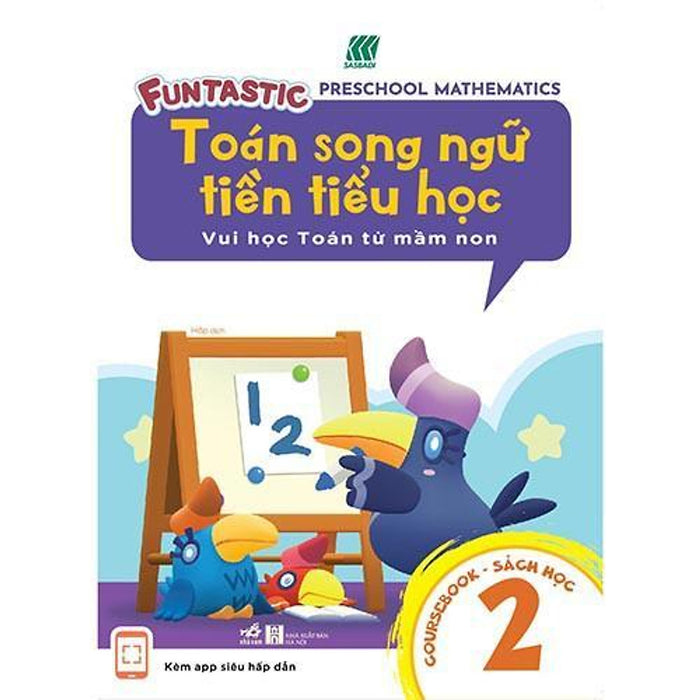 Sách Toán Song Ngữ Tiền Tiểu Học - Sách Học 2 - BảN QuyềN