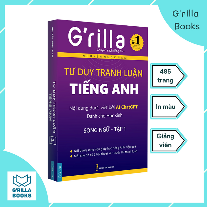 Tư Duy Tranh Luận Tiếng Anh Tập 1 - Nguyễn Ngọc Nam