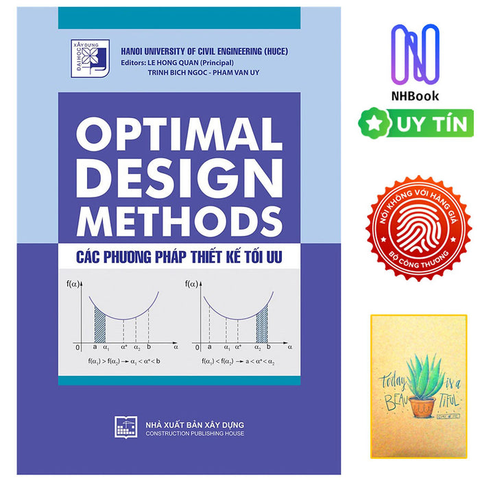 Sách - Optimal Design Methods - Các Phương Pháp Thiết Kế Tối Ưu- Nxb Xây Dựng- Bìa Mềm- Tặng Kèm Sổ Tay Xương Rồng