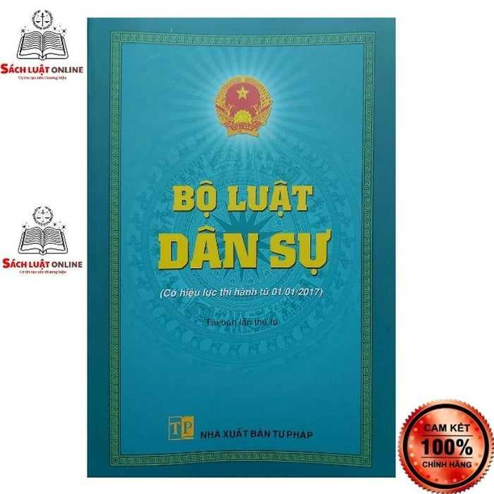 Sách - Bộ Luật Dân Sự (Nxb Tư Pháp)