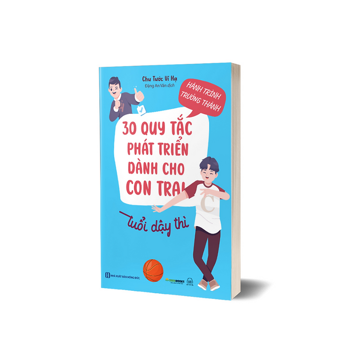 Sách - Hành Trình Trưởng Thành: 30 Quy Tắc Phát Triển Dành Cho Con Trai Tuổi Dậy Thì - Mcbooks