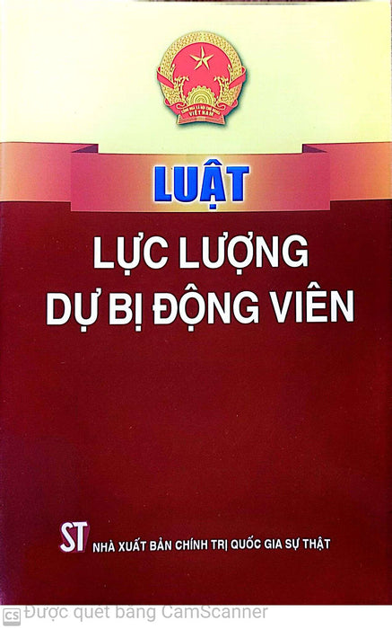 Luật Lực Lượng Dự Bị Động Viên