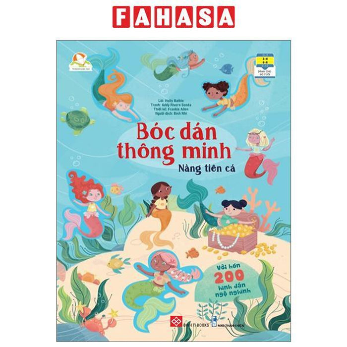 Bóc Dán Thông Minh - Nàng Tiên Cá (Dành Cho Trẻ Từ 3-8 Tuổi)