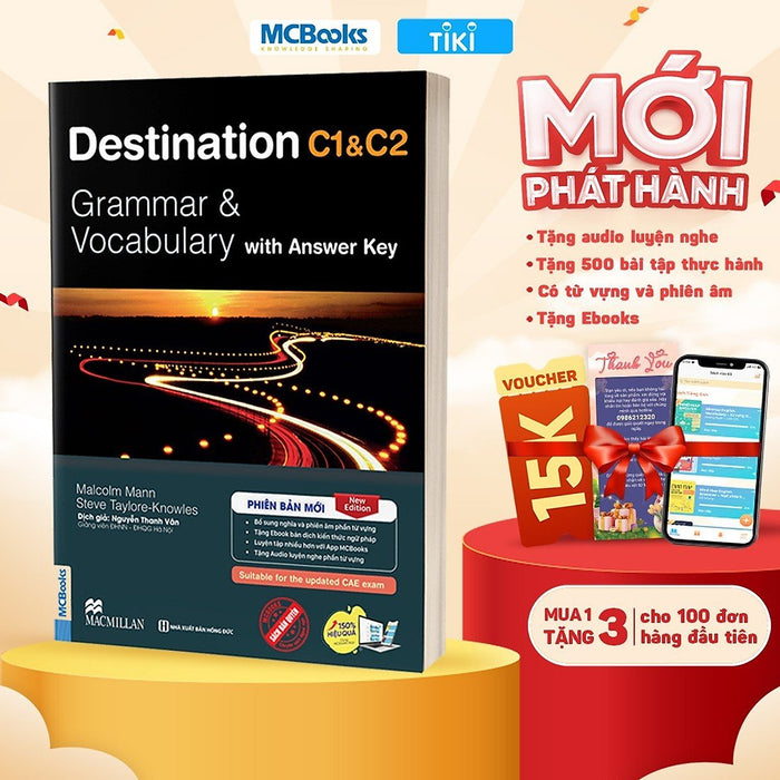 Destination C1&C2 Grammar And Vocabulary (KèM ĐáP ÁN) Tặng Audio Và Bài Tập Thực Hành Mcbooks