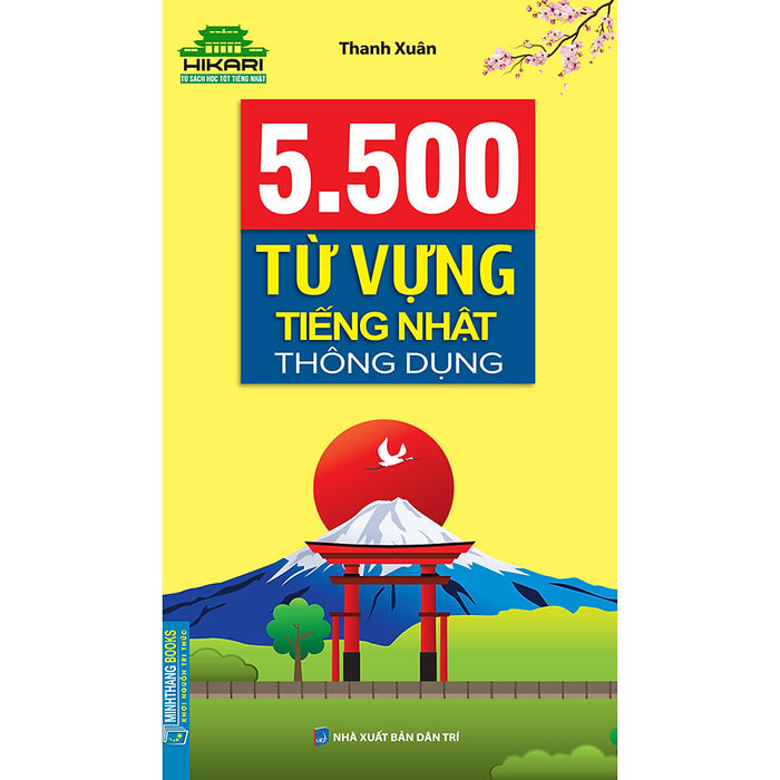 5500 Từ Vựng Tiếng Nhật Thông Dụng