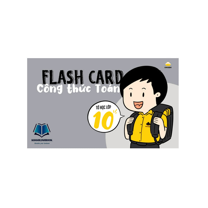 Sách - Flash Card Công Thức Toán 10 (Kingedu)