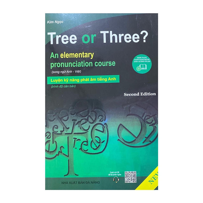 Sách - Tree Or Three An Elementary Pronunciation Course : Luyện Kỹ Năng Phát Âm Tiếng Anh ( Mtv )