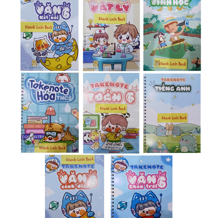 Sách - Takenote Văn ( Kết Nối + Chân Trời + Cánh Diều ) + Toán + Tiếng Anh + Sinh + Vật Lí + Hóa Lớp 6