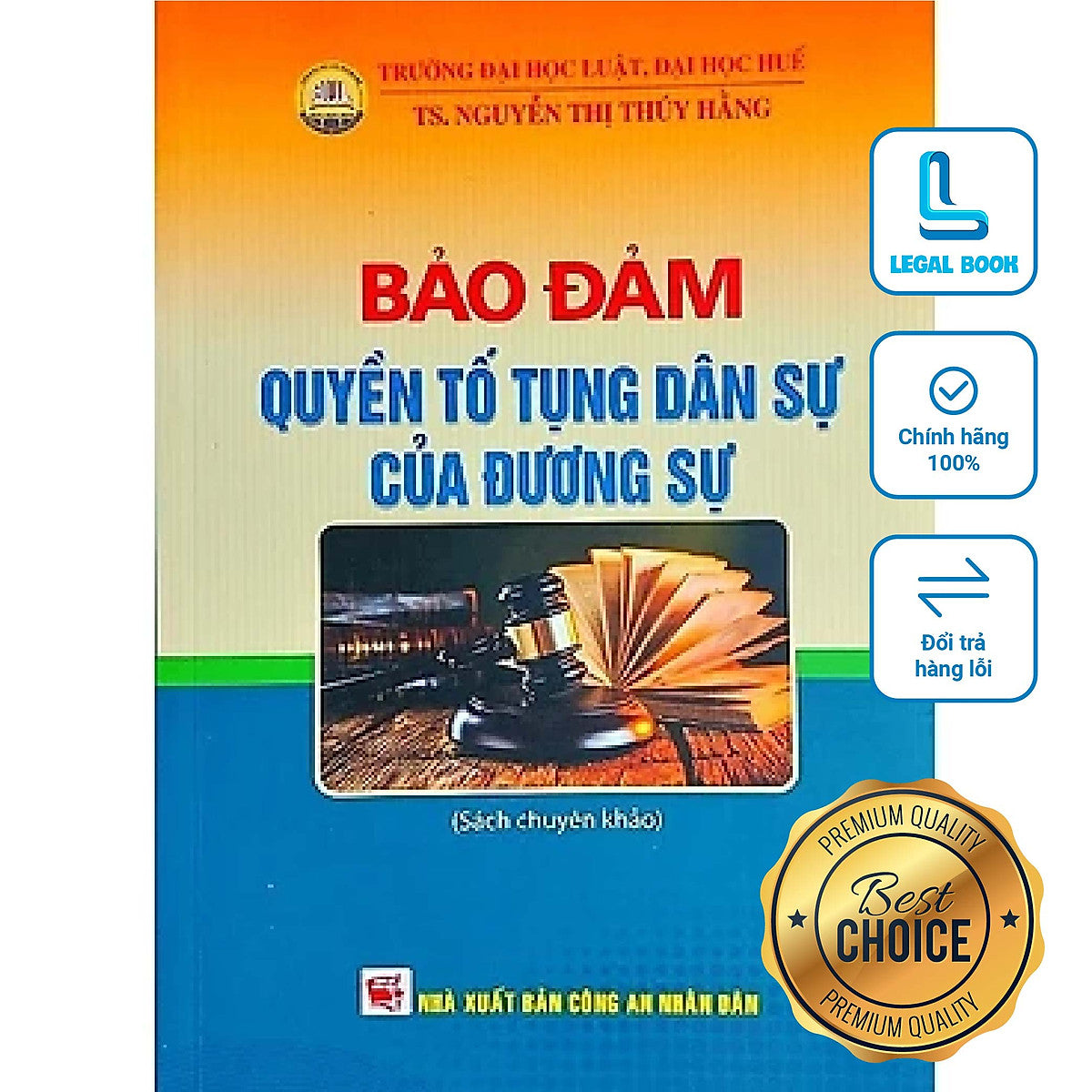 Bảo Đảm Quyền Tố Tụng Dân Sự Của Đương Sự (Sách Chuyên Khảo) - Ts. Nguyễn Thị Thúy Hằng (Nxb Công An Nhân Dân)