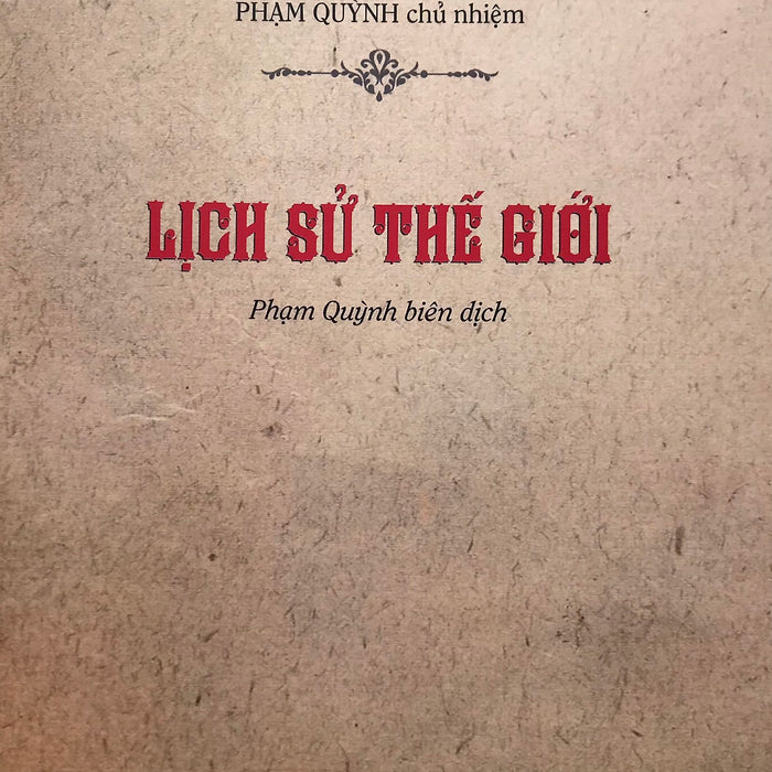 Lịch Sử Thế Giới