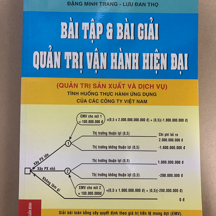 Bài Tập Và Bài Giải Quản Trị Vận Hành Hiện Đại - Lưu Đan Thọ