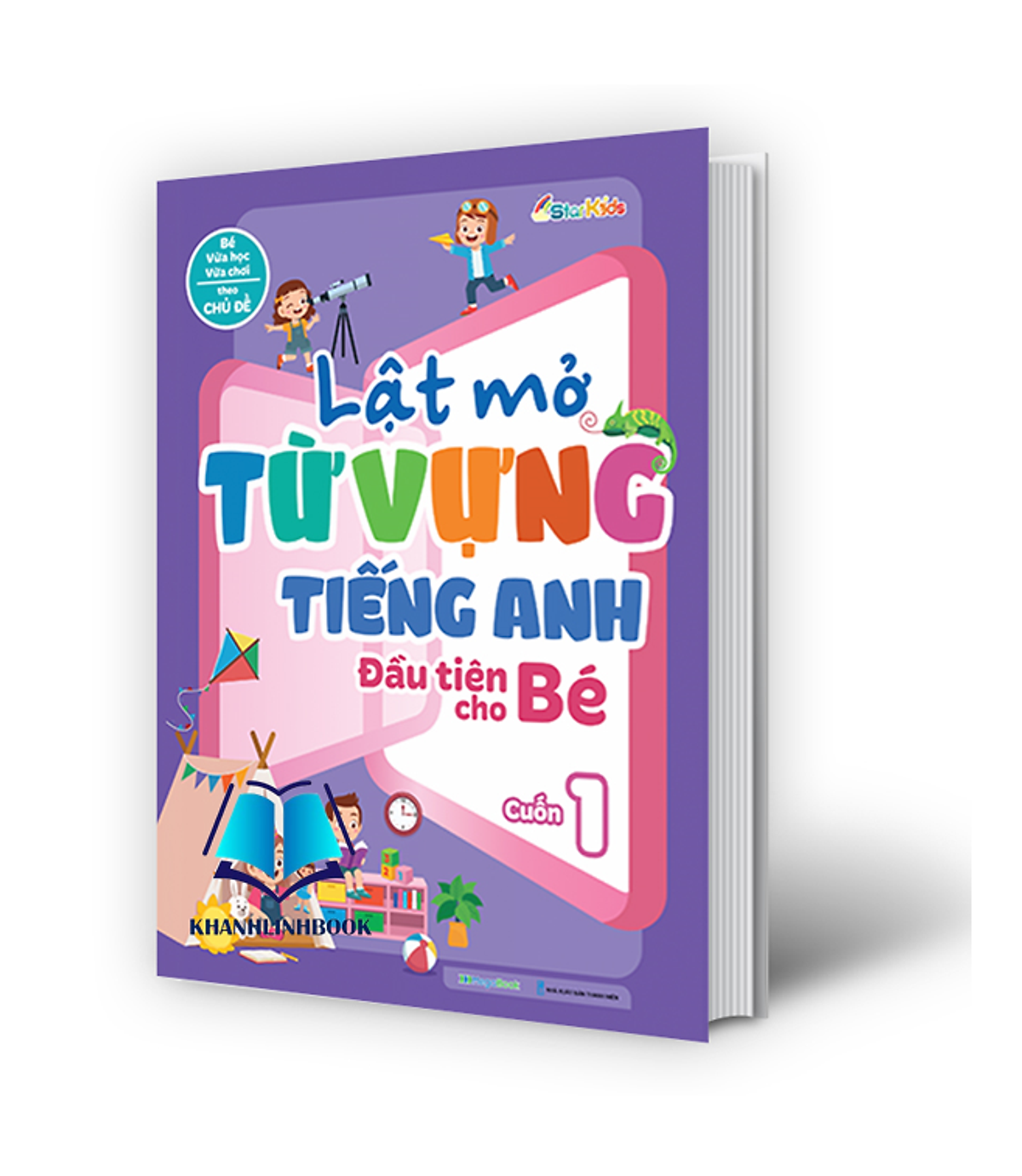 Sách - Lật Mở Từ Vựng Tiếng Anh Đầu Tiên Cho Bé (Cuốn 1) (Mg)