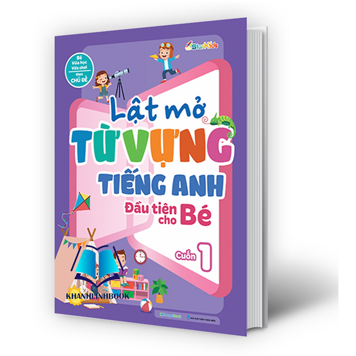 Sách - Lật Mở Từ Vựng Tiếng Anh Đầu Tiên Cho Bé (Cuốn 1) (Mg)