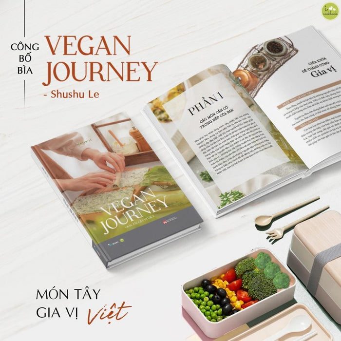 Sách Vegan Journey Món Tây Gia Vị Việt Shushu Le - BảN QuyềN