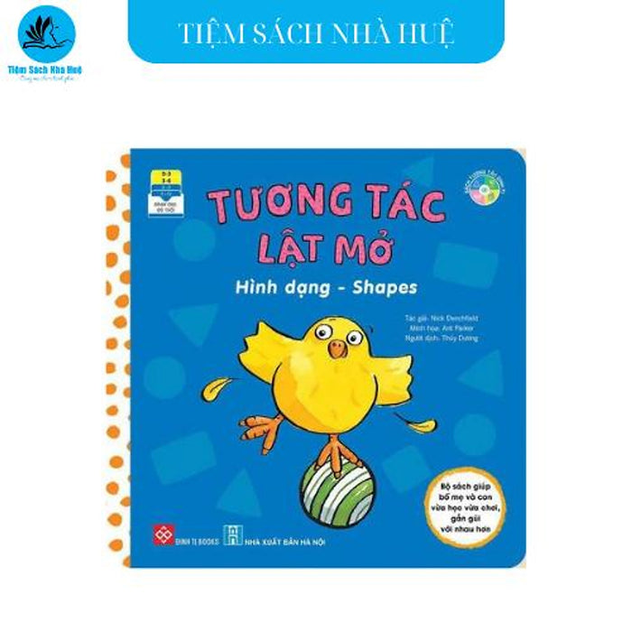 Sách Tương Tác Lật Mở - Hình Dạng - Shapes - Dành Cho Bé Từ 0-6 Tuổi - Đinh Tị