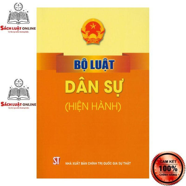 Sách - Bộ Luật Dân Sự (Hiện Hành)