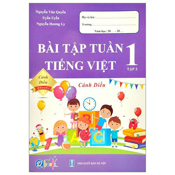 Bài Tập Tuần Tiếng Việt 1 - Tập 2 (Cánh Diều) (2022)