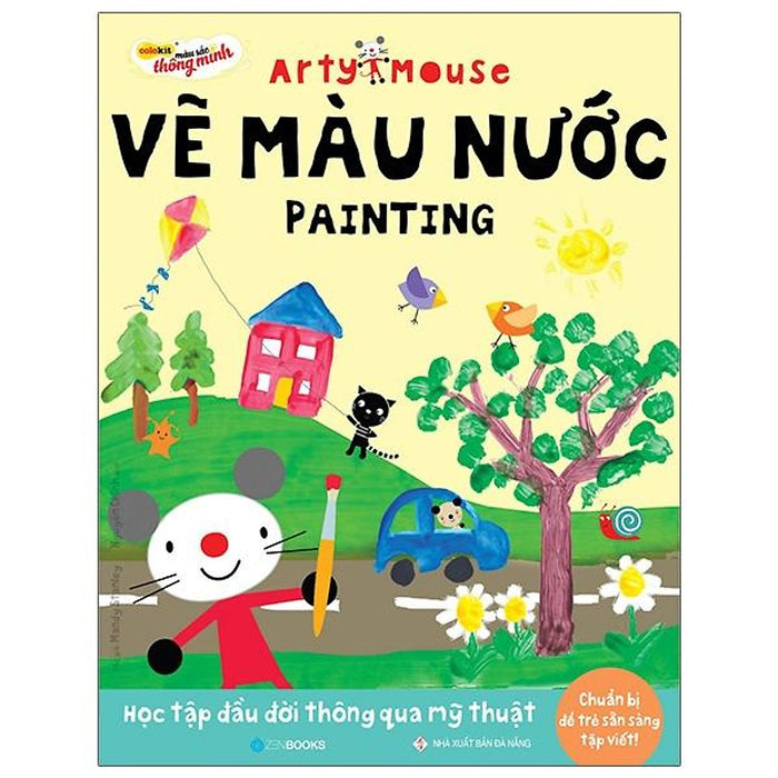 Arty Mouse - Vẽ Màu Nước