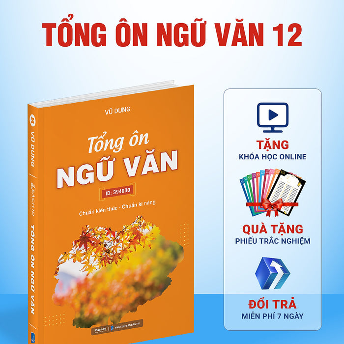 Sách Id Tổng Ôn Ngữ Văn Lớp 12 Moonbook, Ôn Thi Thpt Quốc Gia 2024