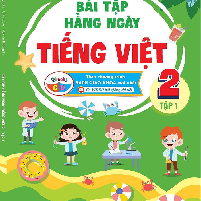 Bài Tập Hằng Ngày Tiếng Việt Lớp 2 - Cánh Diều - Tập 1 (1 Cuốn)