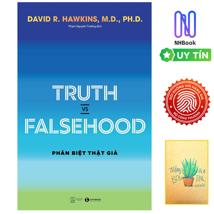 Sách - Truth Vs Falsehood – Phân Biệt Thật Giả - Thaihabooks (Tặng Kèm Sổ Tay Xương Rồng )