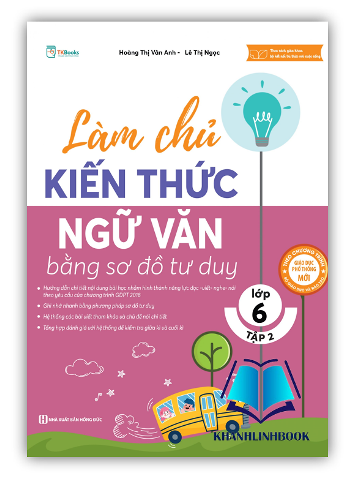 Sách - Làm Chủ Kiến Thức Ngữ Văn Bằng Sơ Đồ Tư Duy Lớp 6 - Tập 2 (Mc)