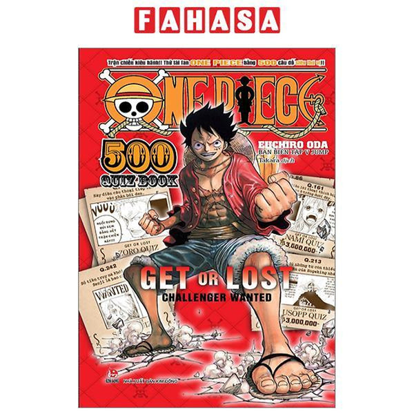 One Piece 500 Quiz Book - Get Or Lost Challenge Wanted - Tập 1