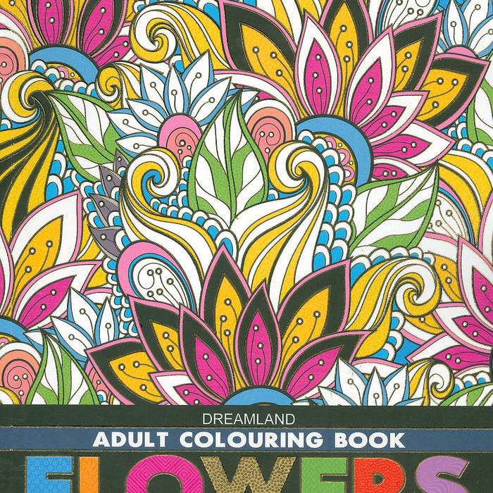 Flowers - Adults Colouring Book (Sách Tô Màu Dành Cho Người Lớn: Những Bông Hoa)