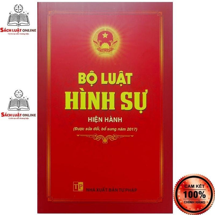 Sách - Bộ Luật Hình Sự (Nxb Tư Pháp)