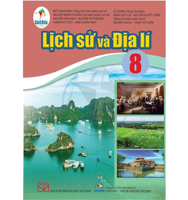 Sách - Sgk Lịch Sử Và Địa Lí 8 Cánh Diều Và 2 Tập Giấy Kiểm Tra Kẻ Ngang Vỏ Xanh