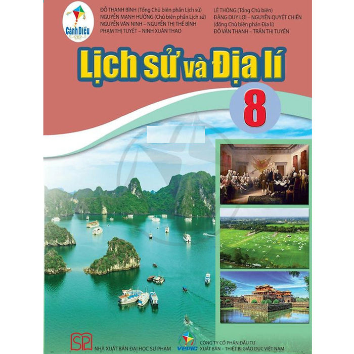 Sách - Sgk Lịch Sử Và Địa Lí 8 Cánh Diều Và 2 Tập Giấy Kiểm Tra Kẻ Ngang Vỏ Xanh