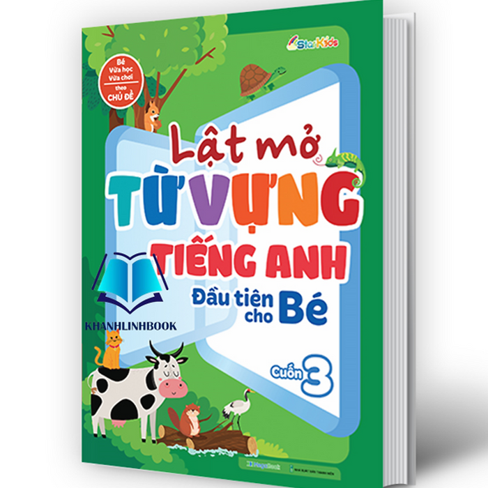 Sách - Lật Mở Từ Vựng Tiếng Anh Đầu Tiên Cho Bé (Cuốn 3) (Mg)