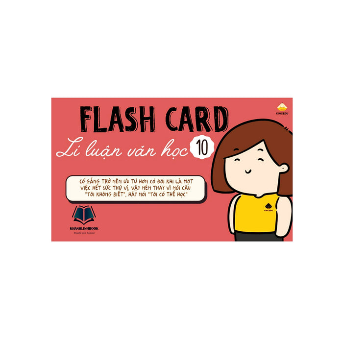 Sách - Flash Card Lý Luận Văn Học 10 (Kingedu)