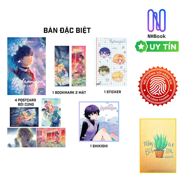 Sách - Hydrangea – Ngày Hoa Tú Cầu Nở - Truyện Tranh - Skycomics - Bản Đặc Biệt Quà Tặng Số Lượng Có Hạn - ( Tặng Kèm Sổ Tay Xương Rồng )