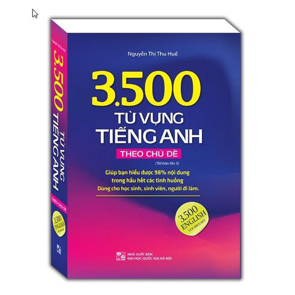 Sách - 3500 Từ Vựng Tiếng Anh Theo Chủ Đề (Bản Màu)