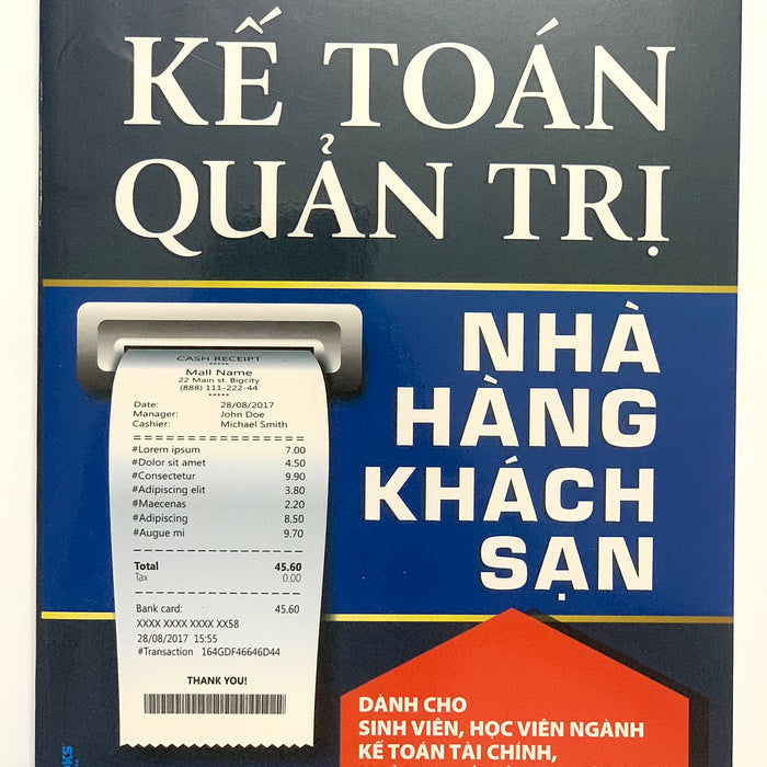 Sách - Kế Toán Quản Trị Nhà Hàng Khách Sạn