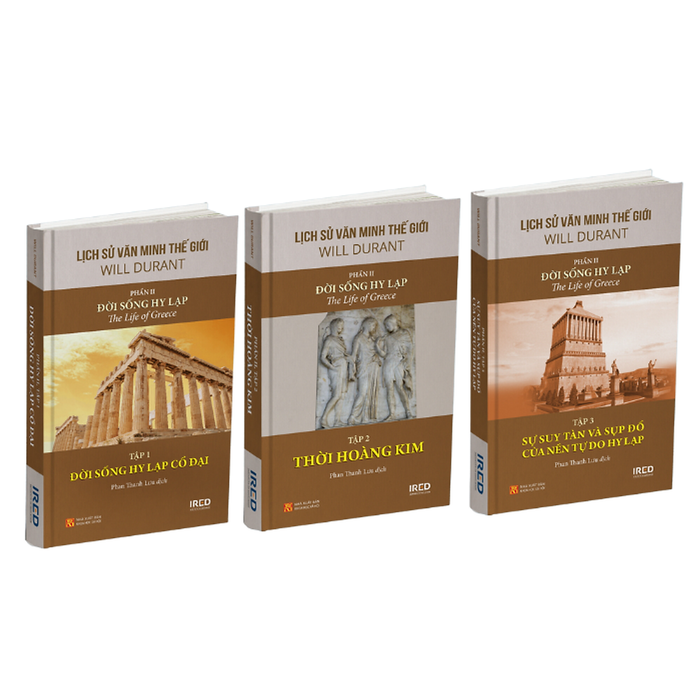 Lịch Sử Văn Minh Thế Giới - Phần Ii: Đời Sống Hy Lạp (Bộ 3 Cuốn)
