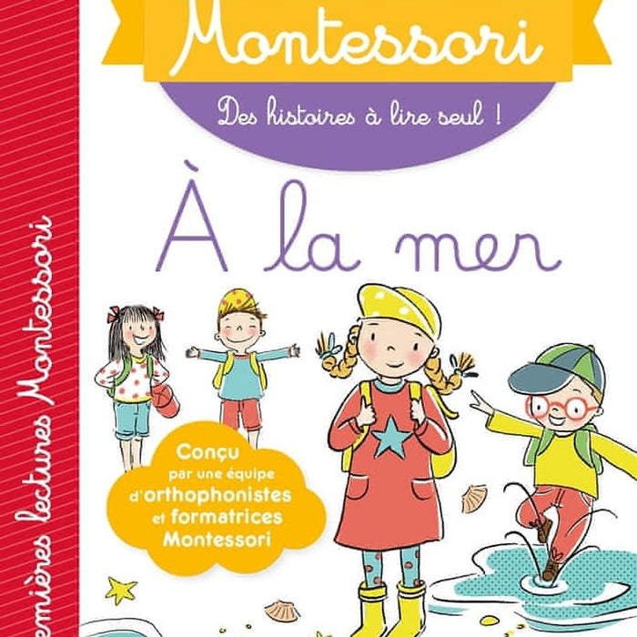 Sách Tập Đọc  Tiếng Pháp - Mes Premieres Lectures Montessori Niveau 2, À La Mer