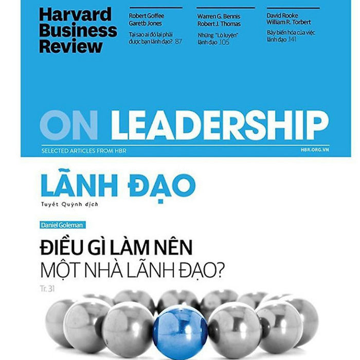 Hbr On - Lãnh Đạo Điều Gì Làm Nên Một Nhà Lãnh Đạo (Harvard Business Review On Stratery)