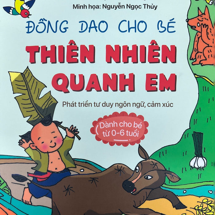 Sách - Đồng Dao Cho Bé: Thiên Nhiên Quanh Em (Pn)