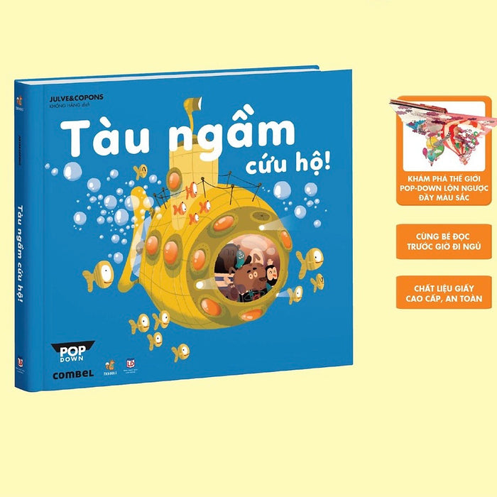 Sách Popdown Lật Mở Tương Tác 3D Cho Bé - Tàu Ngầm Cứu Hộ Và Cuộc Đua Khinh Khí Cầu - Tnbooks