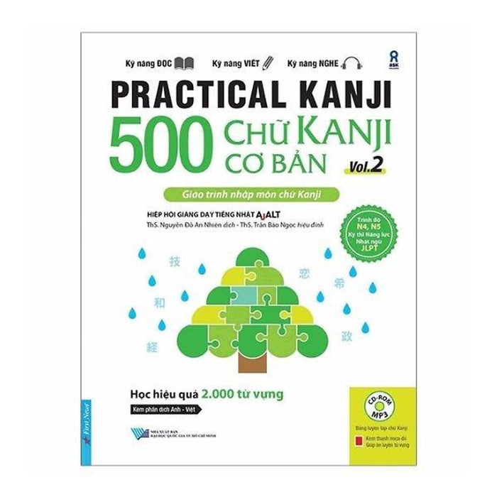 500 Chữ Kanji Cơ Bản (Vol.2) (Kèm Cd)