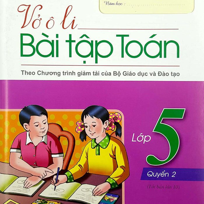 Sách - Vở Ô Li Bài Tập Toán Lớp 5 - Quyển 2