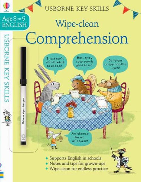Sách Viết Xóa Tiếng Anh: Wipe-Clean Comprehension 8-9