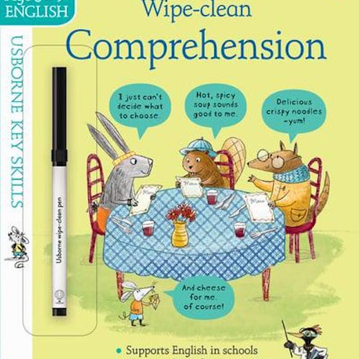 Sách Viết Xóa Tiếng Anh: Wipe-Clean Comprehension 8-9