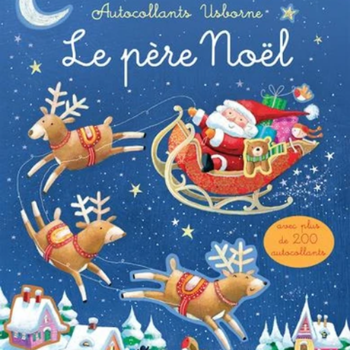 Sách Sticker Tiếng Pháp: Père Noël - Premiers Autocollants