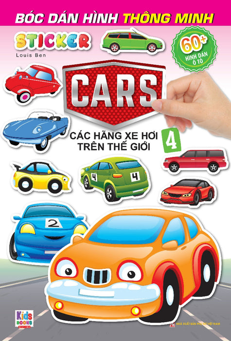 Bóc Dán Hình Sticker Thông Minh - Cars: Các Hãng Xe Hơi Trên Thế Giới Tập 4 _Vt